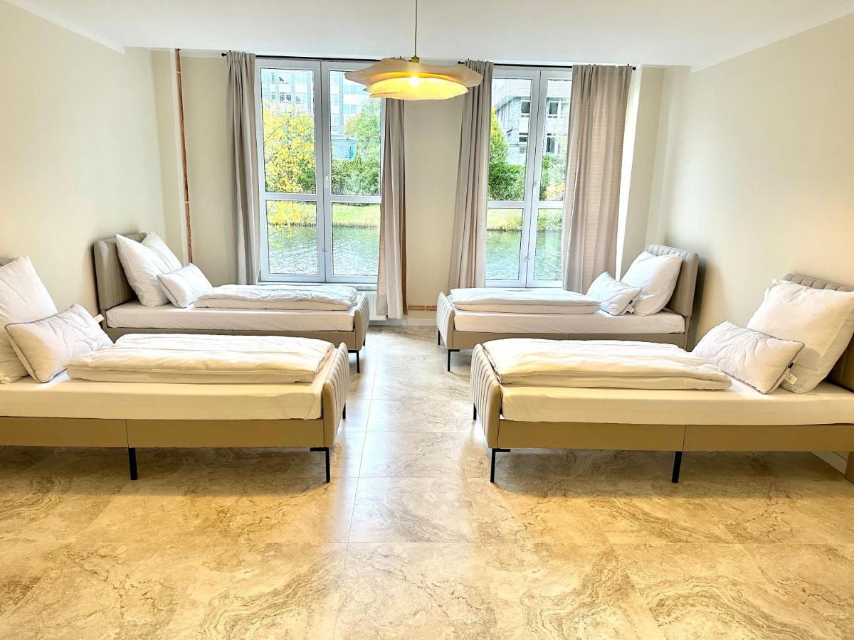 Sanierte 5 Zimmer Luxus Standard Apartment Auf 350Qm Hamburg Exterior foto